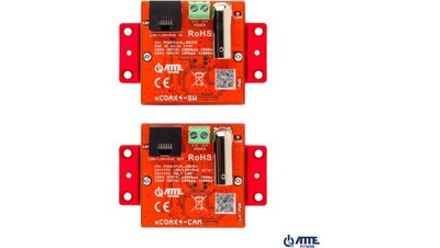 Zestaw aktywnych konwerterów do transmisji Ethernet oraz PoE ATTE xCOAX4-SET