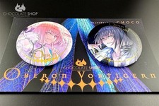 Fate/Grand Order CHOCO Oberon 2Pc Badge Set, Unopened, Chocolate Shop,
