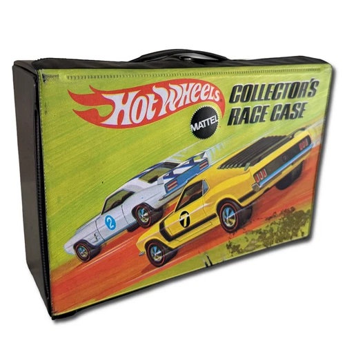 Vintage 1969 Hot Wheels #4976 Redline 24 Car Collectors Race Case Camaro Mustang