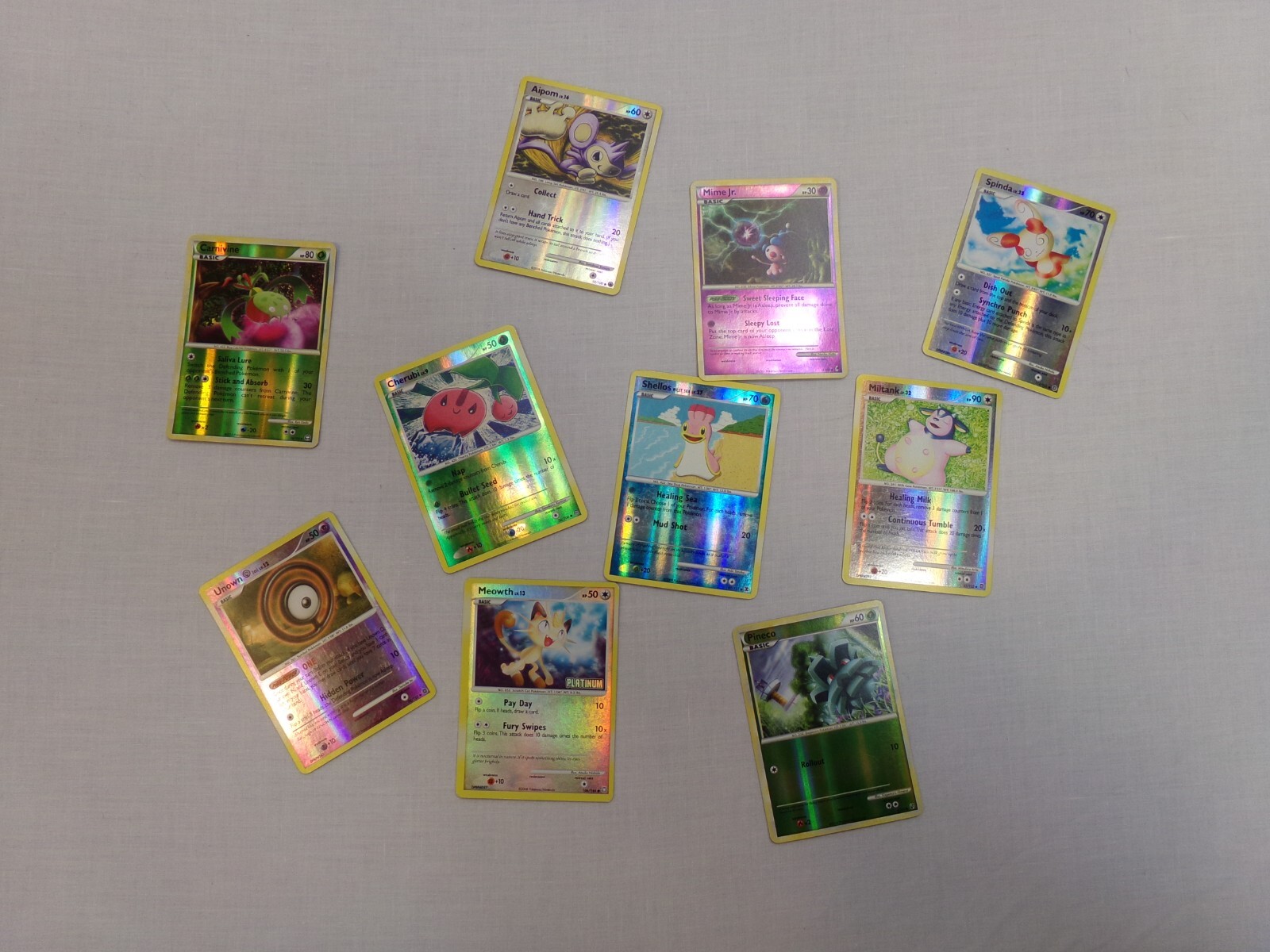 Basic Reverse Holo Pokemon Collector's Cards - Lot 24- 10 Cards | eBay