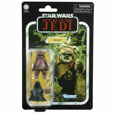 WICKET Star Wars Vintage Action Figures RARE BLISTER NEW