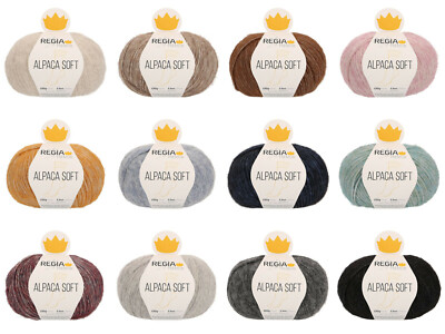 REGIA PREMIUM - ALPACA SOFT - Garn - Sockenwolle - 100g - 4-fädig- (13,50 /100g)