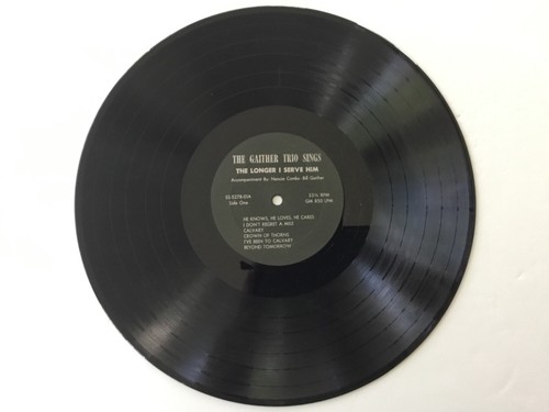 BILL GAITHER TRIO~The Longer I Serve Him 1965 LP+bonus CD TESTED - Picture 7 of 9