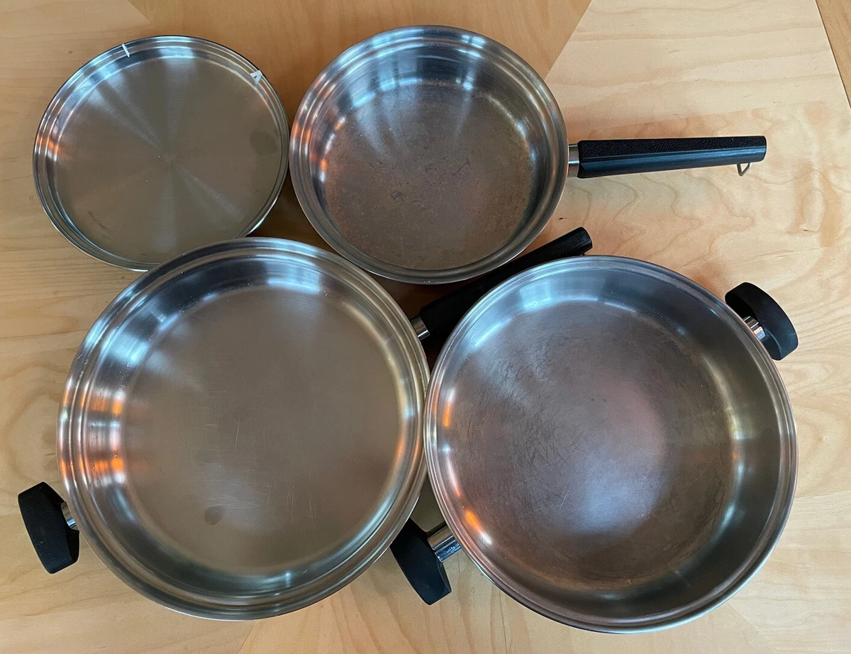 ECKO Prestige Cookware Set 1.5 qt 2.5 qt Skillet Saucepan 3 Qt