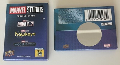 2022 Upper Deck MARVEL Comic Con SDCC SET & Rainbow Foil Card UNOPENED BOX PACK