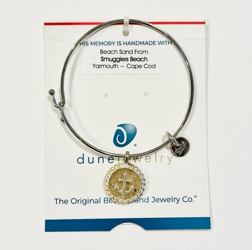 Bracelet bijoux Dune Anchor Smugglers plage cape morue sable - authentique neuf sur carte