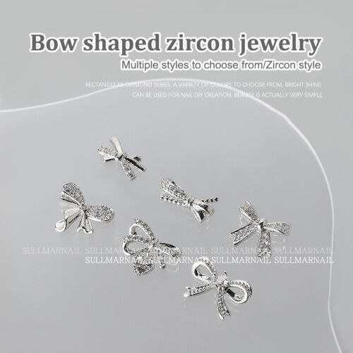 Manicure Diy Decorations Zircon Diamond Bow Nail Bow Tie Nail Art Accessor-lg - Bild 1 von 18