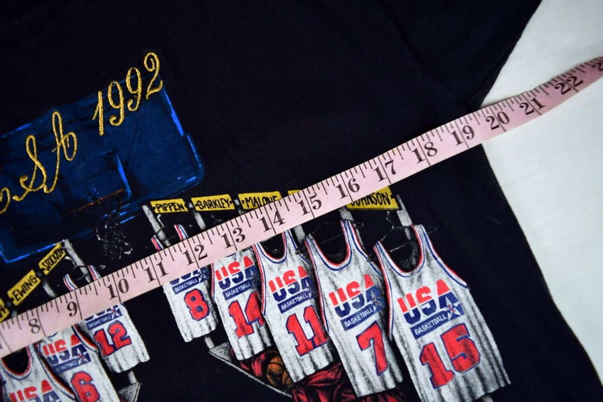 Vintage T-Shirt Nutmeg Olympic Dream Team Size M USA Basketball