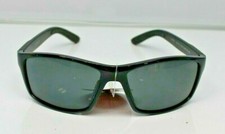 NWOT Foster Grant Polarized Black Wrap Mens Sunglasses 100 UV 24977LSMP008