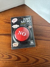 NEW IN PACKAGE "Just Say No" Electronic Talking Toy Box 10 Recorded Various No