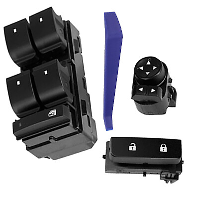Power Window Switch Control 3PCS Set for 2007-2013 GMC Sierra 1500 2500HD 3500HD