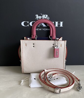 ✨COACH✨コーチ✨ターンロック✨ホワイト✨ネイビー✨ピンク✨レザー✨バッグ✨ s-l400.jpg