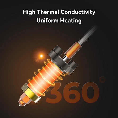 Creality K2 Plus Ceramic Heating Block Kit High Flow Printing for K2 Plus Print - Picture 4 of 11