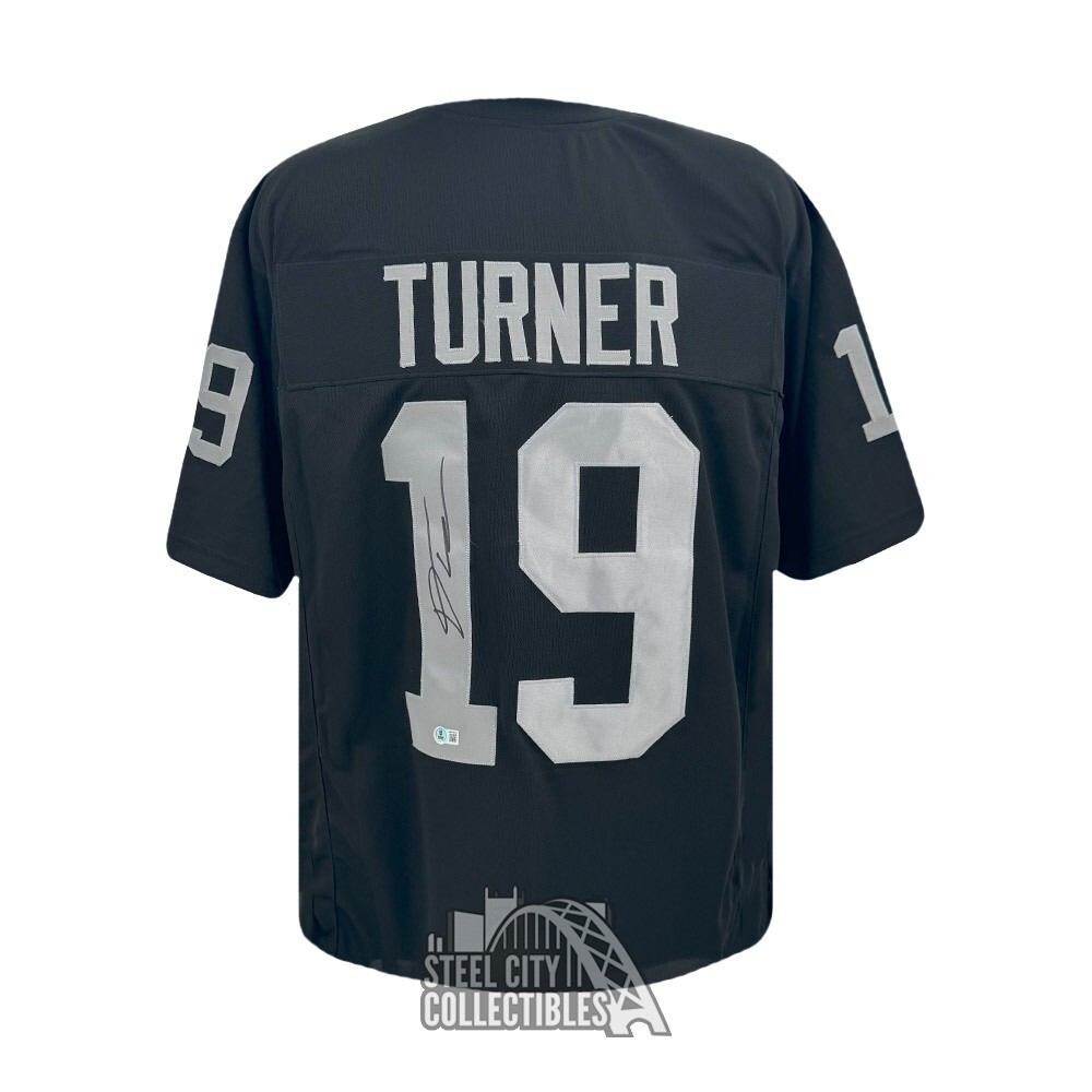 DJ Turner Autographed Signed Las Vegas Custom Black Football Jersey - BAS 