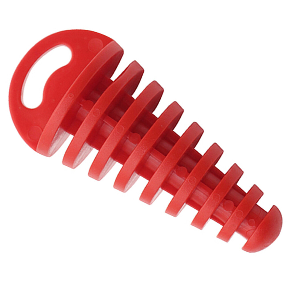 Motorcycle Exhaust Pipe Air-bleeder Plug Muffler Wash Plug Small (Red