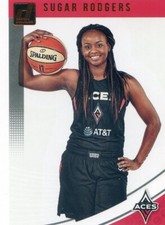 2019 Panini Donruss WNBA Base Card #15 Sugar Rodgers - Las Vegas Aces