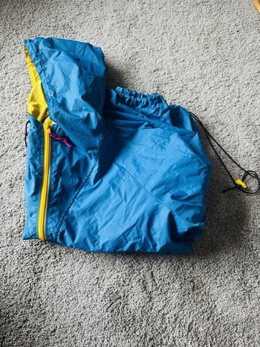 Vintage 90s Sierra Designs Blue Yellow Anorak Windbreaker Jacket Size M - Picture 19 of 20