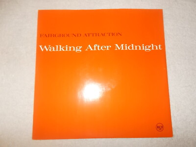 Vinyl 12 inch Record Single Fairground Attraction Walking After Midnight 1990