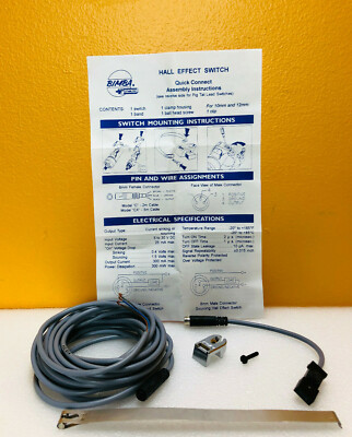Bimba HSCQX-31  Hall Effect Switch + D-35875-14 Mounting Kit New!