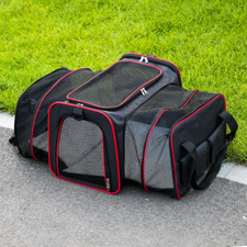 Pet Carrier Bag Large Capacity Expandable Collapsable Package Dog Cat Carry Bag