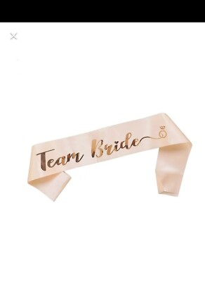 Set Of 4 Team Bride Sashes For Bachelorette Party
