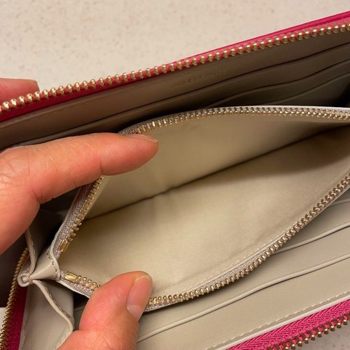 "UNUSED" Patek Philippe long wallet pink Leather novelty F/S Direct from JP - Picture 5 of 7