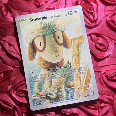 Smeargle X VAN GOGH STARRY NIGHT Goddess Waifu Anime ACG Holo Girl Card