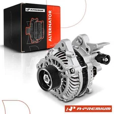Alternator for Honda Civic 2006 2007-2011 L4 1.8L 80 Amp 12V 7 Groove Pulley CW