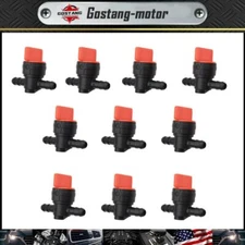 10Pcs 1/4" Straight In-Line Gas Motorcycle Fuel Shut-off/Cut-off Valves Petcock