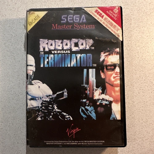 Robocop Vs The Terminator Sega Master System Console Game PAL