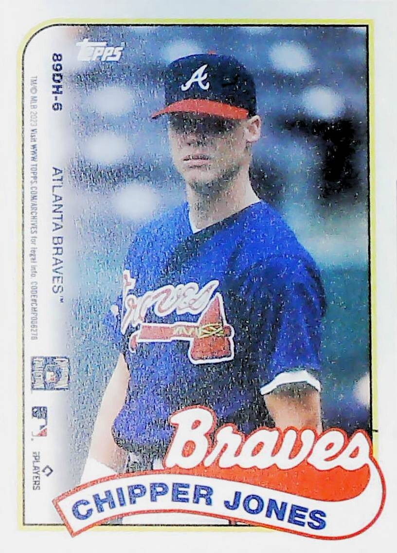 2023 Topps Archives RONALD ACUNA JR. CHIPPER JONES Double Header