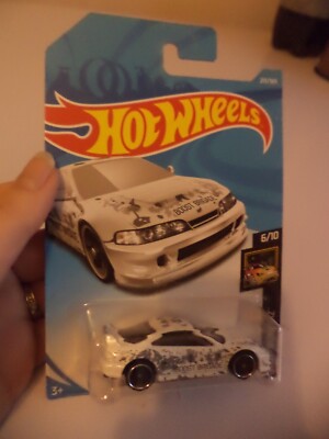Neu Custom '01 Acura Integra GSR HW Nightburnerz Hot Wheels Spielzeugauto weiß schwarz