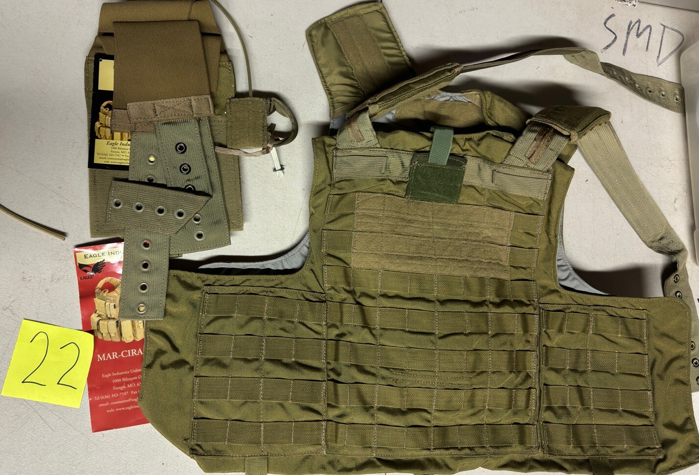 実物米軍放出品Eagle MLCS Hハーネス タクティカルベスト