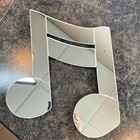 VINTAGE Mirrored Musical Notes Hangable