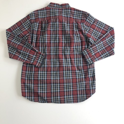 Carhartt Mens Long Sleeve Shirt Sz L Relaxed Fit Button Down Red Black Plaid Top - Picture 2 of 6