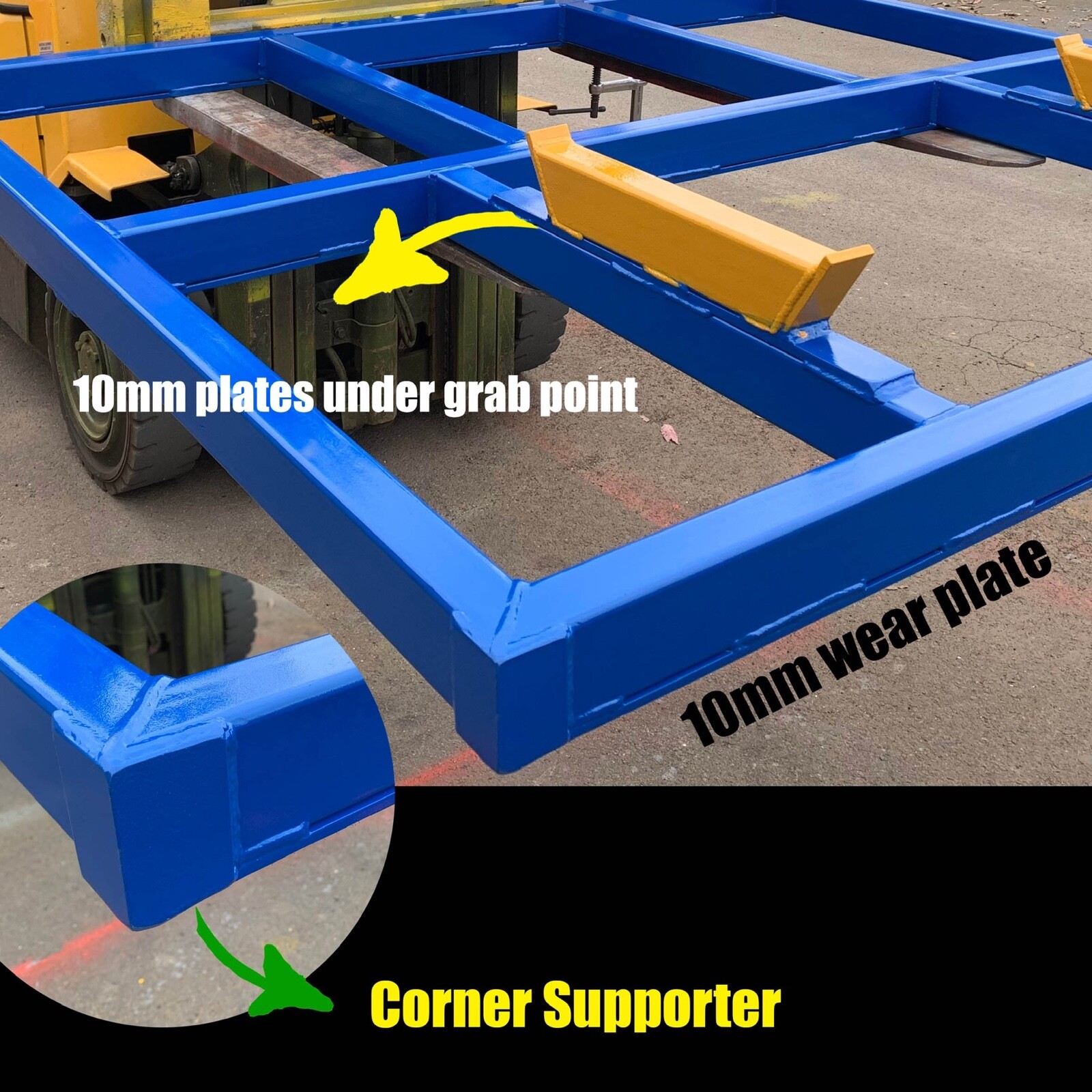 Best Skid Steer Leveller Spreader smudge bar 1800mmx1600mm4in1Bucket