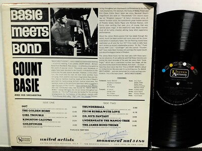 COUNT BASIE Basie Meets Bond LP UNITED ARTISTS UAL 3480 MONO DG