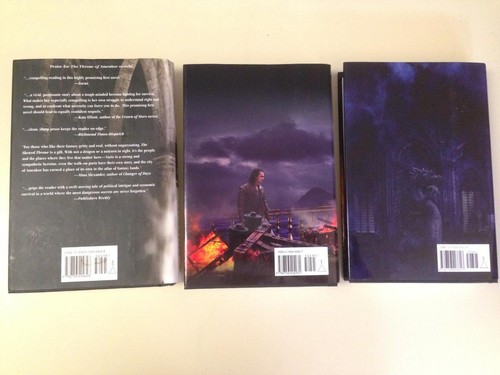 Lot 3 Throne of Amankour Series 1-3 Joshua Palmatier Hardcover 1st Signed - Picture 3 of 3