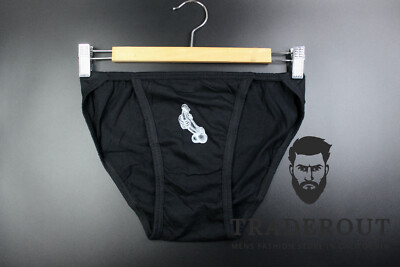 H.E.Arts Design Erotic Male Art custom print Men BLACK string bikini underwear