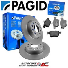 ADATTO SEDILE LEON FR 2.0 TDI (MK3) SET DISCHI FRENO RIVESTITI IN PAGID POSTERIORE DISCHI E PASTIGLIE