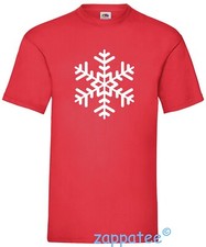 Snowflake T Shirt. Christmas tee