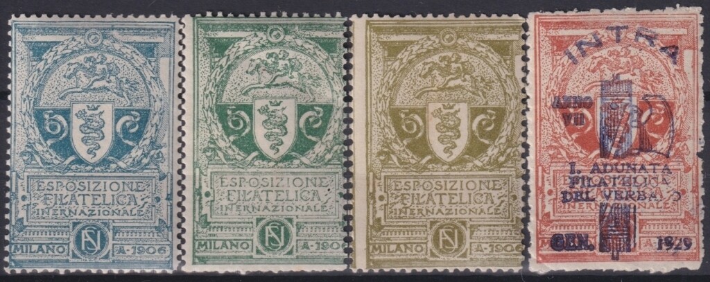 F-EX16473 ITALY ITALIA CINDERELLA 1906-29 MILAN PHILATELIC EXPO
