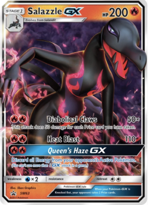 Pokémon Salazzle GX SM63 | 1 CARD + FREE PROTECTOR U13 | eBay