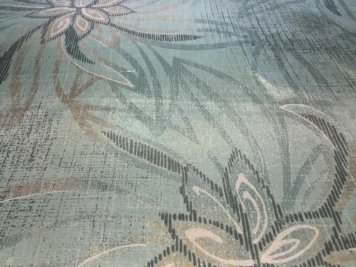 NUEVO Diseñador Multicolor Sedoso Suave Satén Floral Estampado Tejido 58'' 148 cm - Imagen 6 de 11