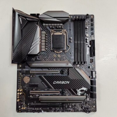 FOR MSI MPG Z490 GAMING CARBON WIFI DDR4*4 LGA 1200 128GB Motherboard Test OK