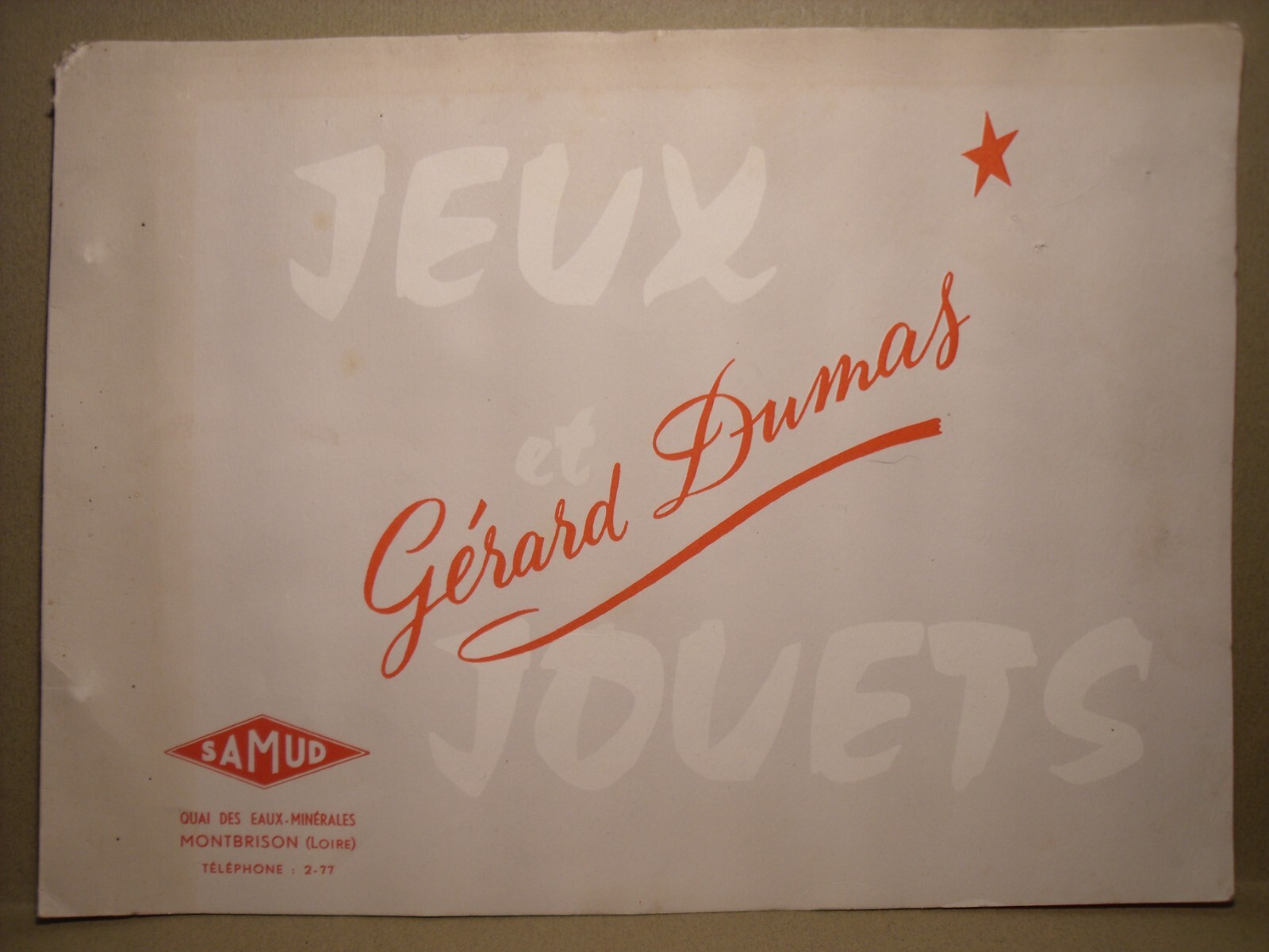 Catalogue Jouets Samud 1963 en 20 copies A4 pour diorama de garage Chateaux Vroom miniatures 1/43