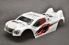 NEW HoBao 1/10 Electric Printed Body White : Hyper TT