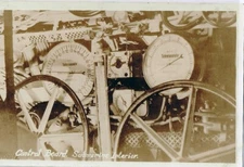 WW I Original 3 1/2" x 5 3/4" photo - Central Board of Submarine Interior