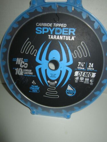 Nueva tarántula espía con punta de carburo 7-1/4" - 24 hojas de sierra de dientes níquel cobalto - Imagen 2 de 6