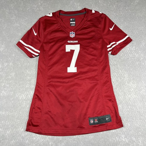 Nike Colin Kaepernick San Francisco 49ers Jersey Women Size Small Red # 7 - Picture 3 of 9